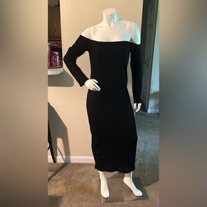 Off the shoulder sweater dress
